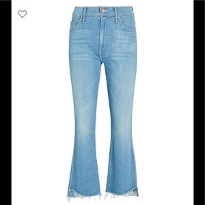 Mother Insider Crop Step Fray